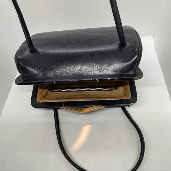 Vintage Mid-Century Top Handle – Navy Blue – OS - Picture 12 of 16